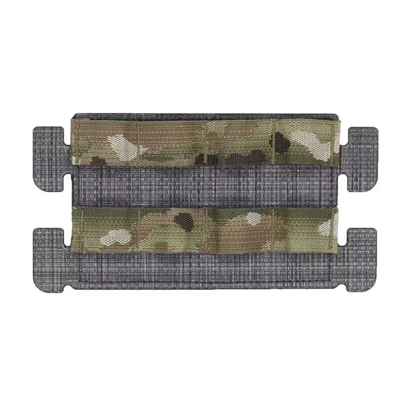 Tactical FCSK Vest Molle Admin Panel Airsoft Paintball Vest Expansion Carbon Fiber Chest Panel Gear