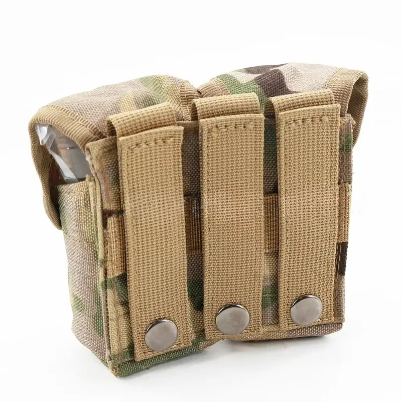 Tactical Pouch Double Frag Grenade Pack Molle EDC Tool Bag Accessory Pouch Shooting Hunting Airsoft Equipment Military Gear