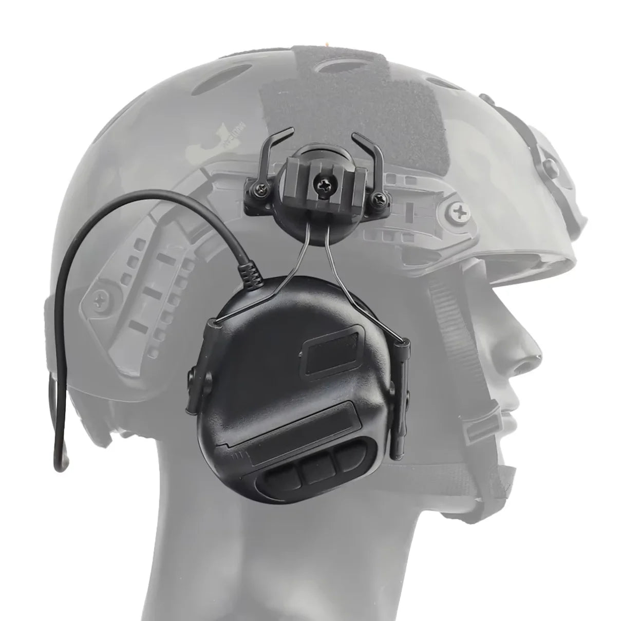 Tactical Helmet Headset Fifth Generation Foldable Noise Reduction Version Headphones Hunting PTT Adapter Helmet Accessories