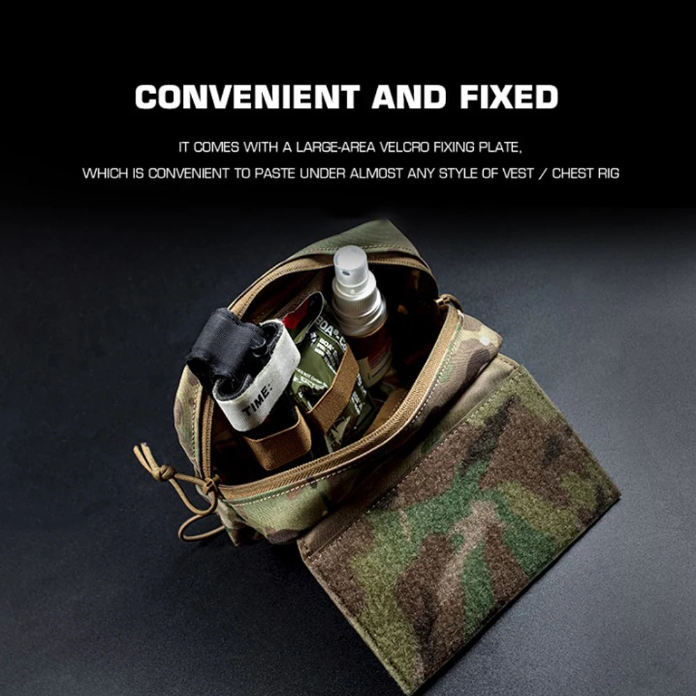 SS Style SACK Pouch Mk3 MK4 Abdominal Dump Drop Pouch Fanny Pack for Tactical Vest Plate Carrier Chest Rig Accessory