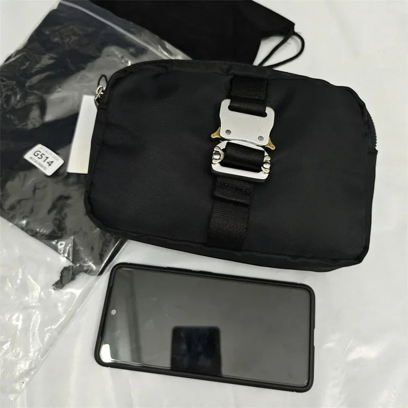 Fashionable Alyx Black Nylon Backpack for Outdoor Activities and Gym