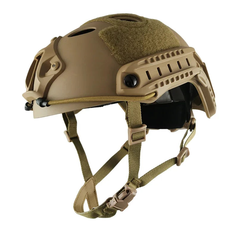 Tactical Riot Helmet FAST helmet ABS Sports Outdoor Protective Gear for Air Gun Hunting Shooting CS Gear PJ