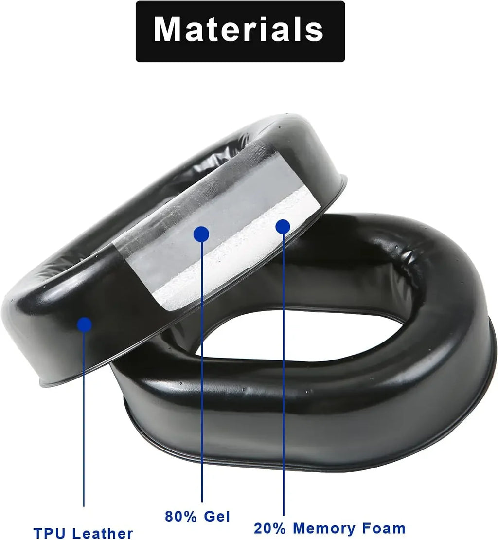 Hight Quality Ear Pads for David Clark H10 Series Headsets, ATH-50x,Rugged, Faro, ASA Telex 25xt Pilot Aviation Headphone