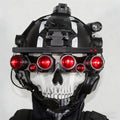 Call of Duty Ghost Tactical Helmet Kit with Illuminated Night Vision Goggles Headset Skull Mask for Cosplay Airsoft Shooting