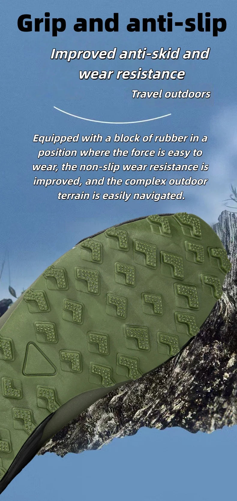 Men's Hiking Shoes,Outdoor Mountain Sports Shoes,Non-slip,Breathable and wear-Resistant,Women's large Size Hunting Tactical Shoe