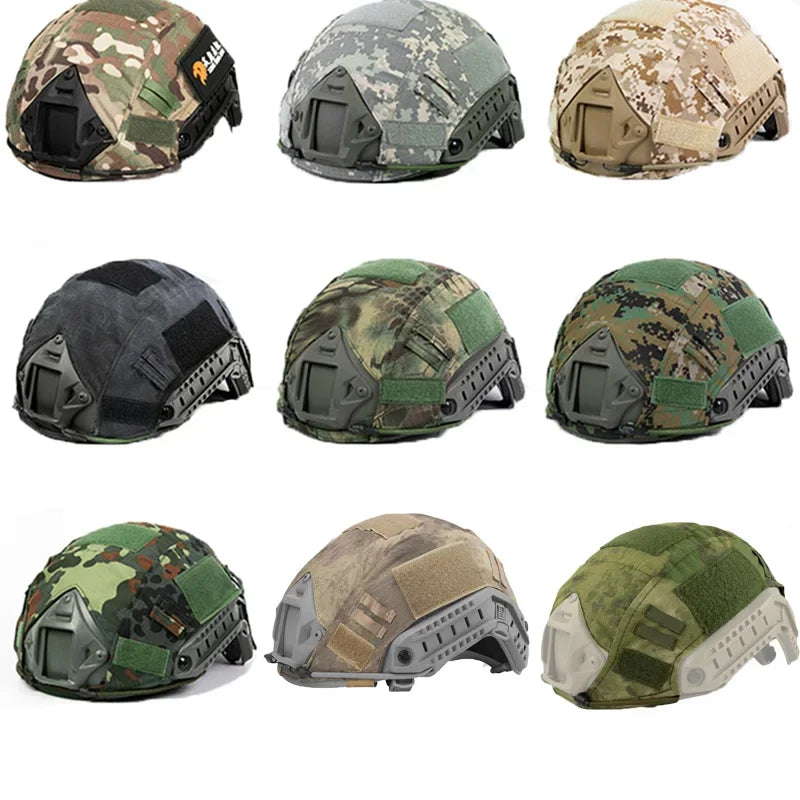 Tactical Helmet Cover FAST Helmet Cloth for BJ/PJ/MH Style Helmet Airsoft Paintball Wargame Gear Helmets Accessories