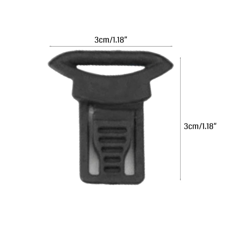 1 Pair Tacticals Helmets Side Swivels Goggles Clip Rotating Clamps Goggles Buckles Helmets Accessories for Outdoor 69HD