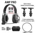 FCS-TACTICAL Upgraded AMP PRO Digital Version Pickup Noise Reduction Communication Headset Shooting  Hearing Protection Headset