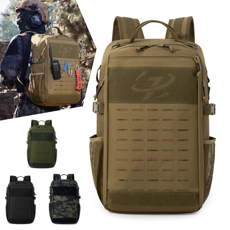 Tactical Climbing Backpack Men Travel Bag Camping Sports Rucksack Large Hiking Storage Pack Outdoor Mountaineering Shoulder Bag