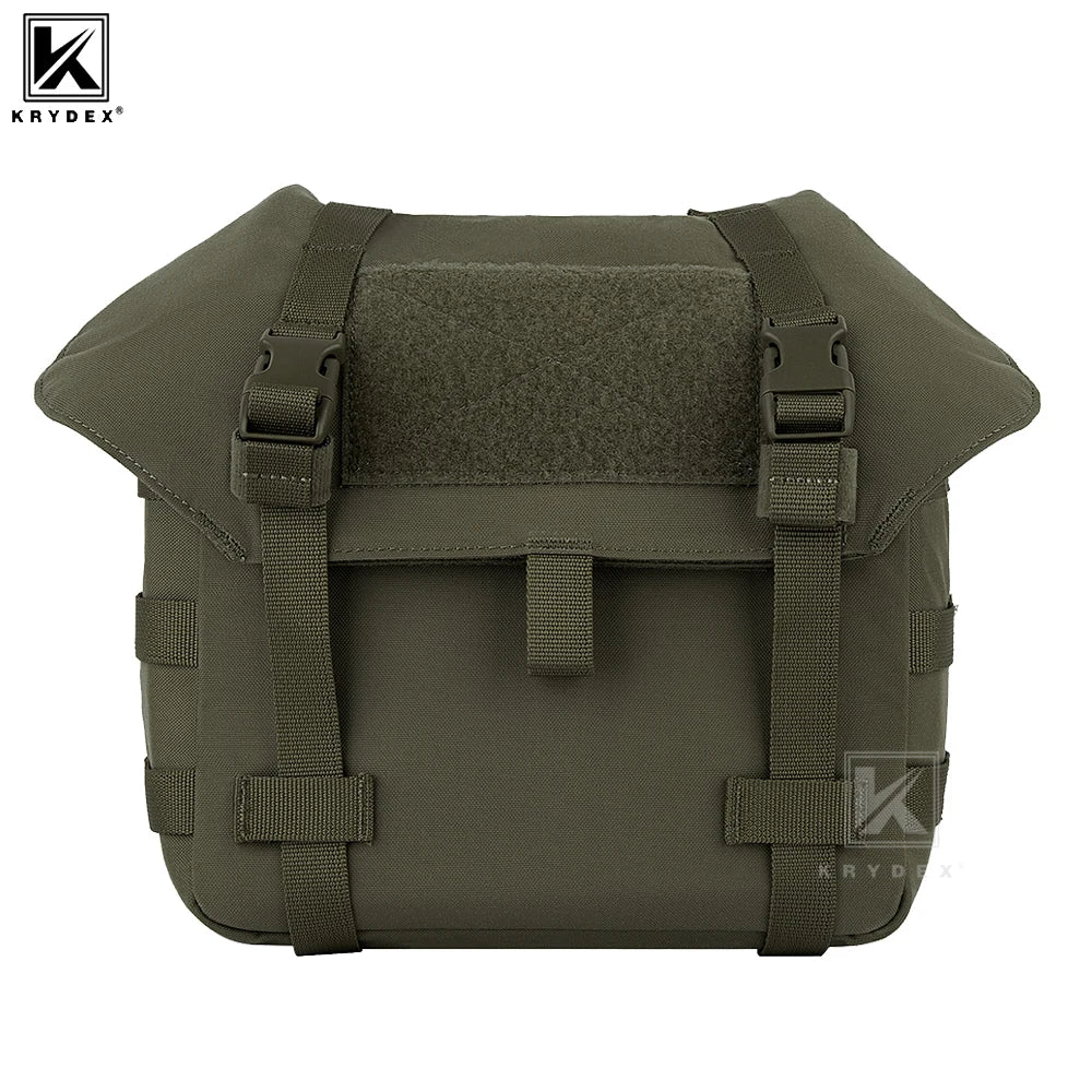 KRYDEX Tactical Jungle Butt Pouch MOLLE Waist Pack Suspender Bag for Hunting Hiking Bushcraft Camping Outdoor Range Gear