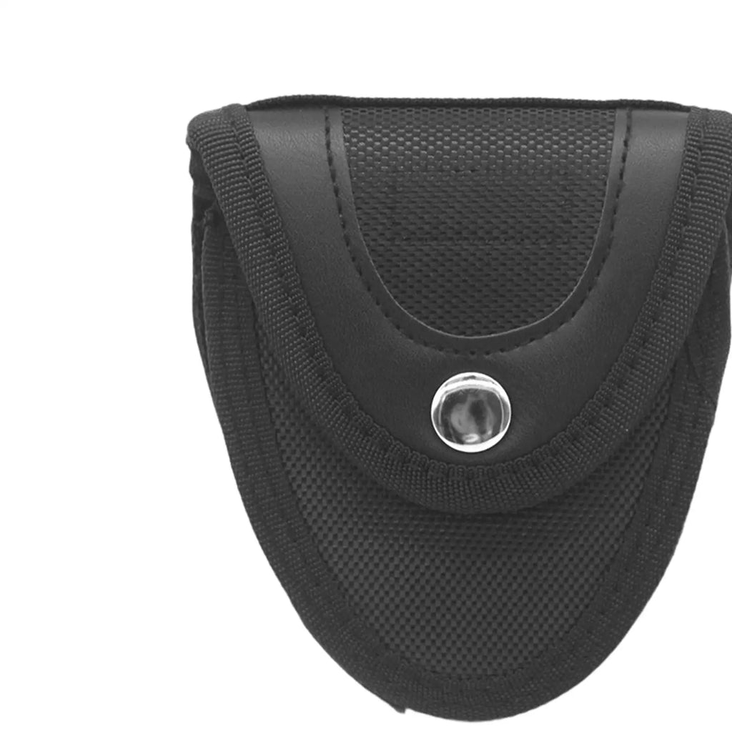 Portable Hand Cuff Case Compact Oxford Pouch Belt Waist Bag Secure Fit for Law Enforcement