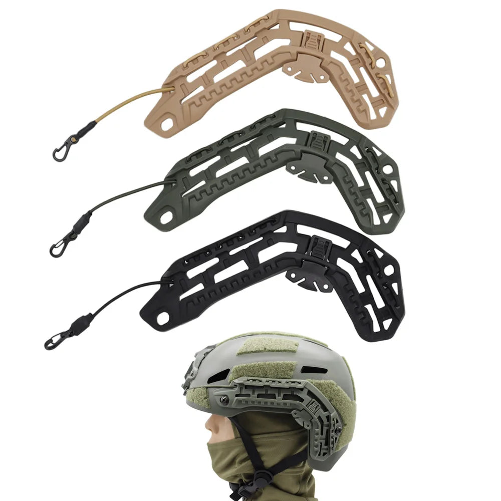 High Quality Tactical Helmet Accessory Caiman Helmet Side Guide Rail Revision Helmet Specific Mount Rail