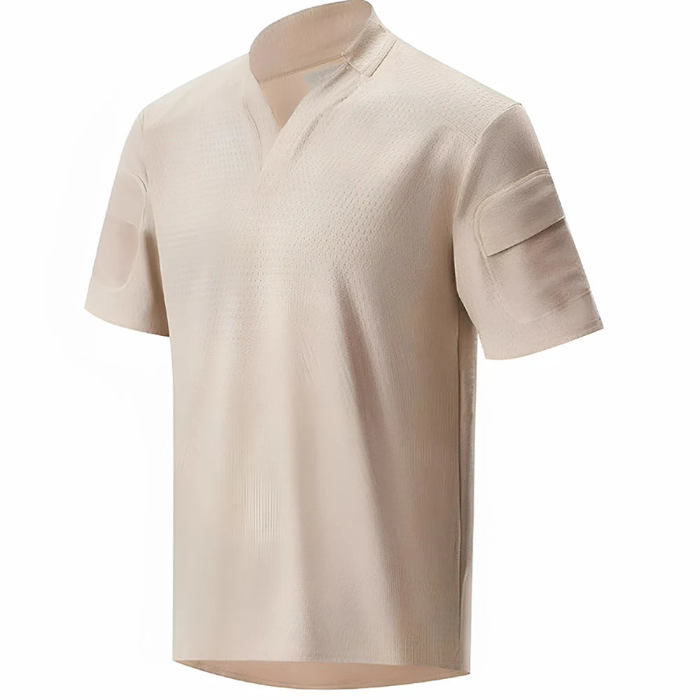 Shekkingear Velocity Style BOSS Short Sleeve Rugby Shirt Quick Drying Tactical T-shirt Short Sleeves