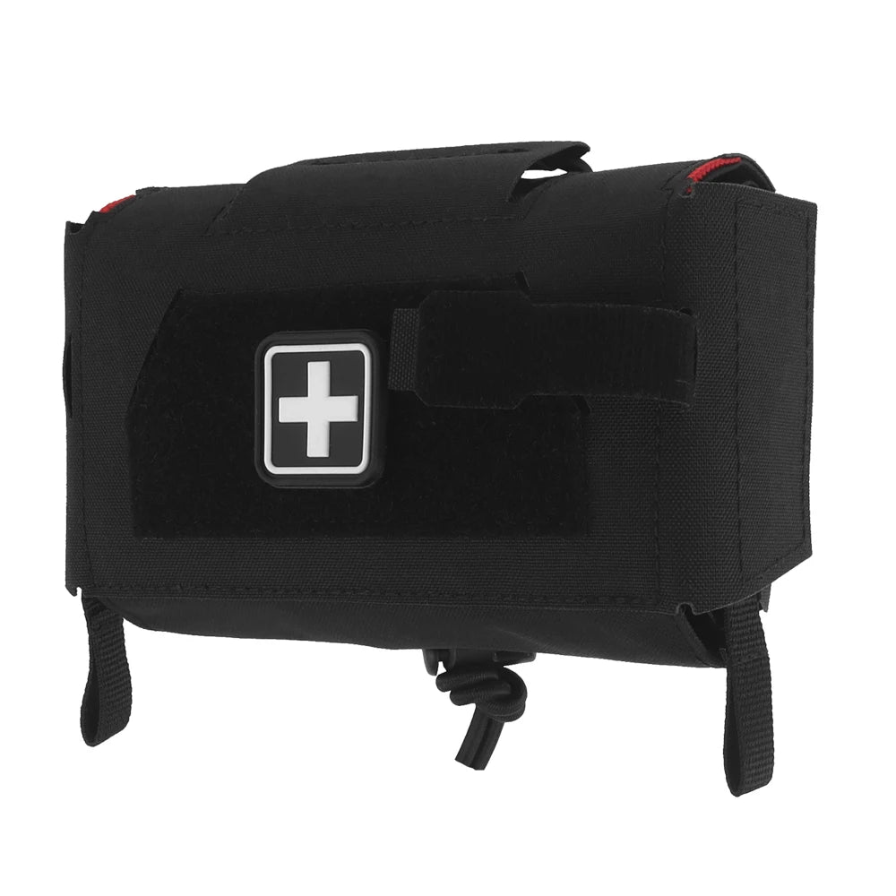 OPHIDIANTAC Compact Trauma Kit MOLLE Quick First Aid Bag Survival two-piece System Med Roll Carrier Hypalon tote bag
