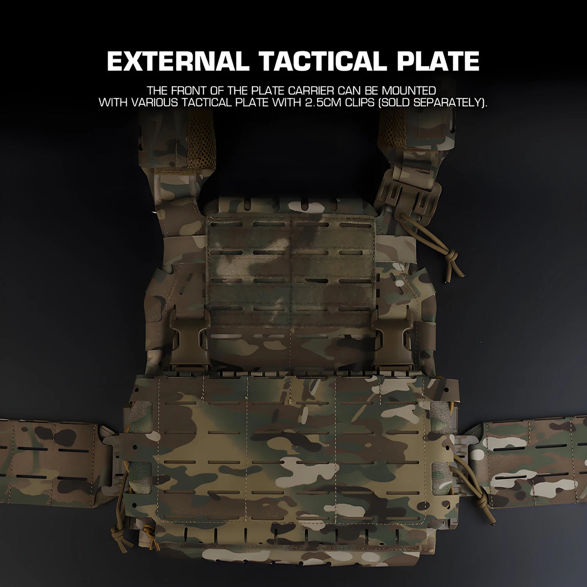 ARC V2 Plate Carrier Ultra-Light ModularTactics Vest Quick-Release Molle Compatibility for MILSIM Airsoft & Training