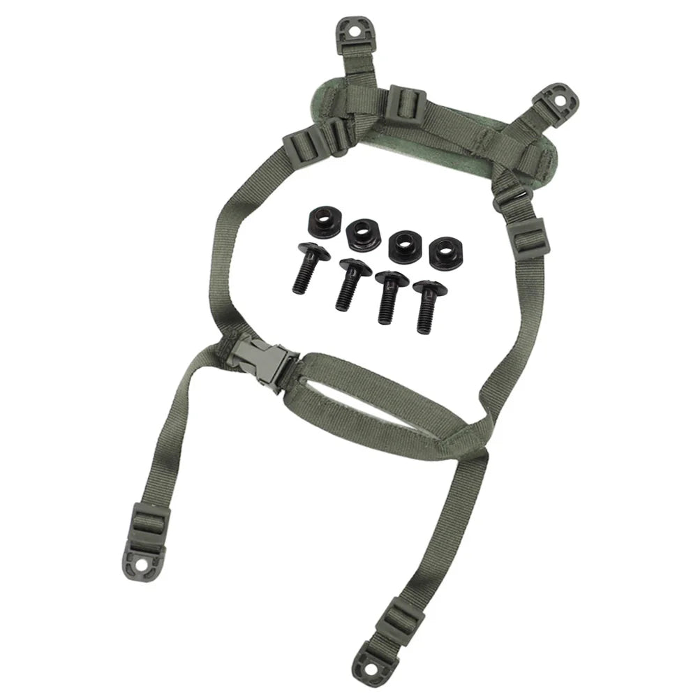 Tactical Helmet Retention System H-Nape Chin Strap For MICH /ACH AF PASGT/M88 Helmet Accessories