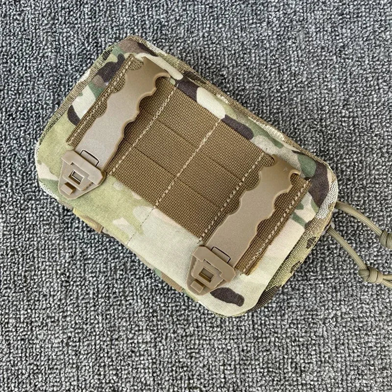 Multicam Map Pouch Tactical EDC Molle Bag Equipment Hunting Multi-function Utility Chest Sundry Waist Bag
