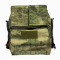 Tactical Vest Rear Back Panel MOLLE Storage Expansion Pouch Utility Assault Pack Compatible with JPC 2.0 AVS for Hunting Airsoft