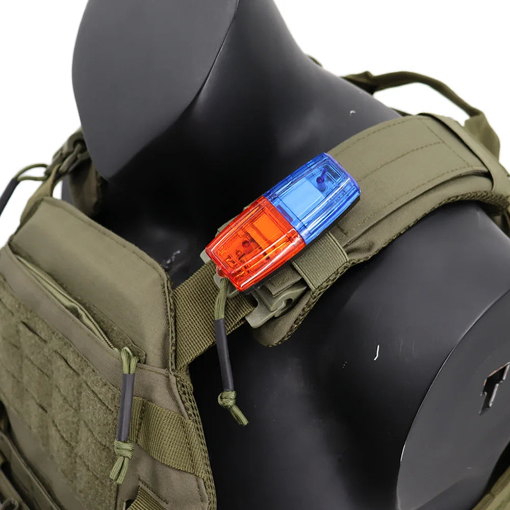 Fwoyonze Tactical FAST MICH Helmet Safety Flashing Light Survival Signal Light Cycling Lamp For Outdoor Hunting Hiking Cycling