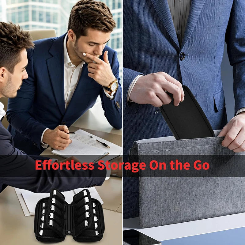 10 20 Slots USB Flash Drive Case With Labels Thumb Drive Holder Case USB Organizer Storage Bag Organizer For USB Memory Stick