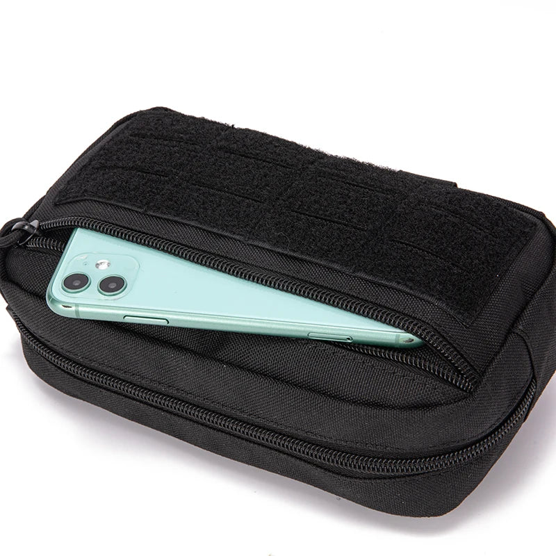 1000D Laser Cut Molle Pouches Compact Water-Resistant Utility Admin Pouch for Vest Backpack Duty Belt Hunting Vests