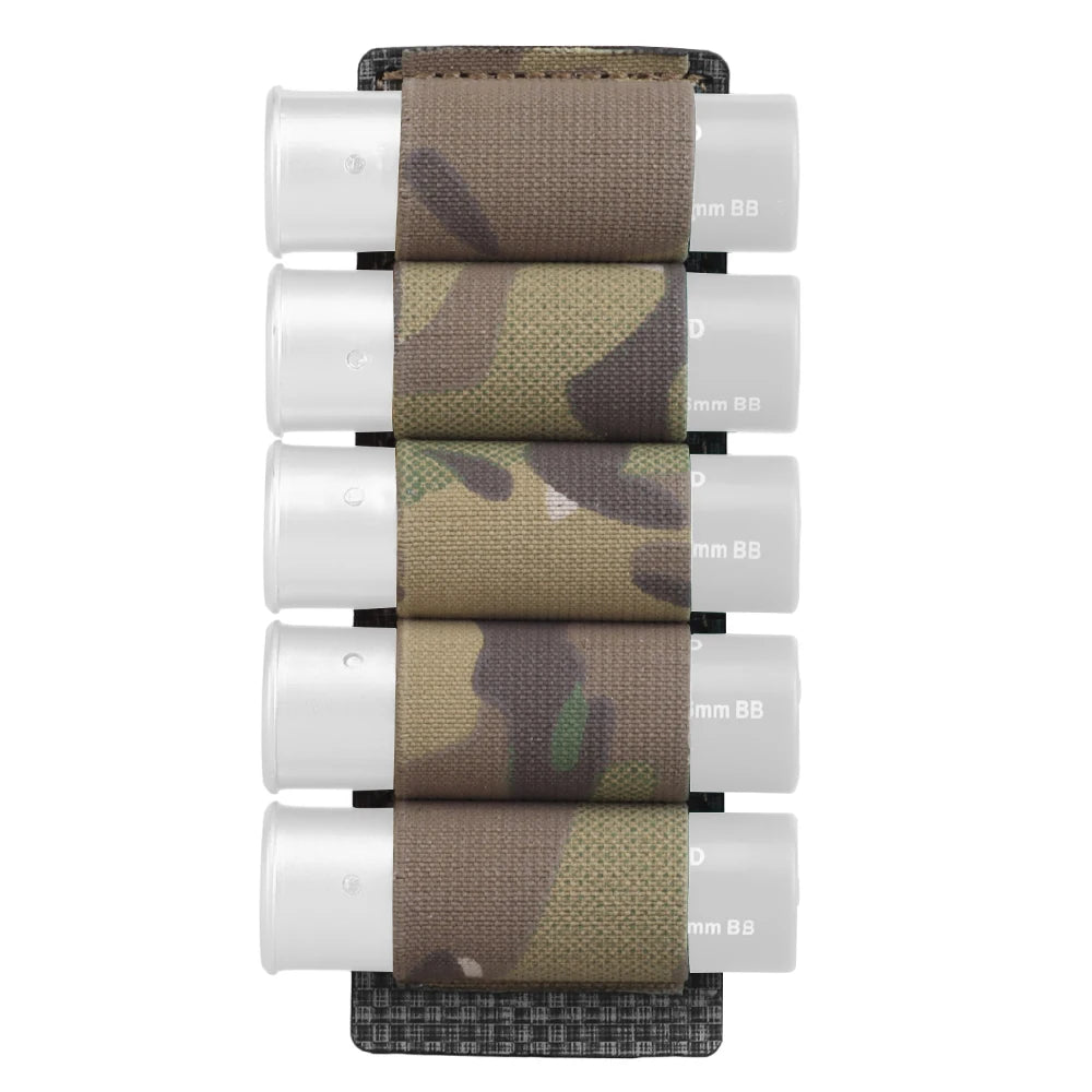 Tactical Airsoft storage and mounting system Hanging Panel Magazine 5 Rounds 12 gauge Pouch for Equipment Belt Airsoft Vest