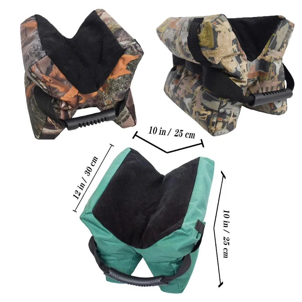 Durable Un-Filled Shooting Rest Bag Target Stand Large Size Sand Bag Bench for Hunting Photography Versatile Support Sandbag