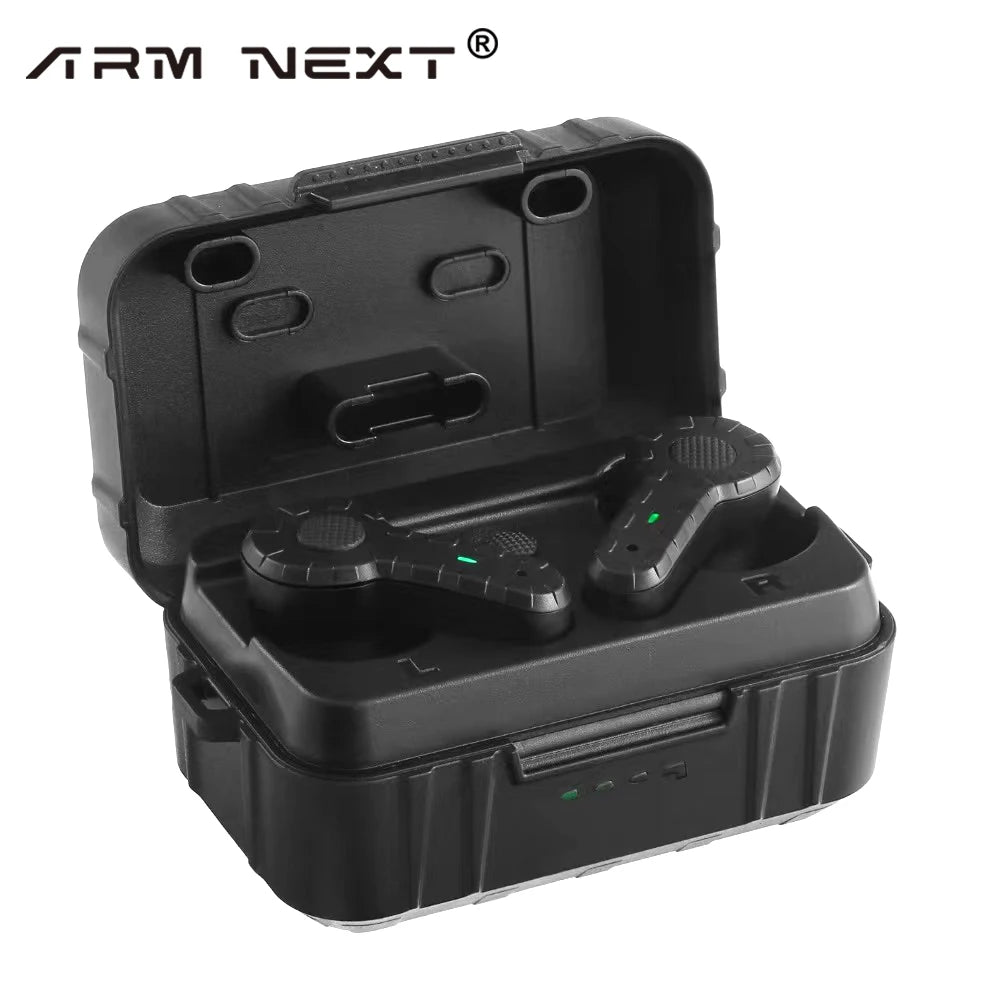 ARM NEXT Tactical Bluetooth Headset Anti Noise Earplugs NRR27dB Noise Cancelling for Shooting Hearing Protection Wireless