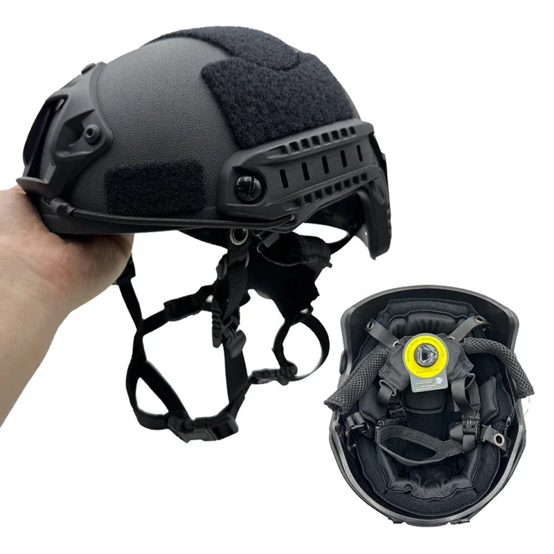 FAST Tactical Helmet Wendy Suspension Lightweight Adjustable ABS for Airsoft, Paintball & CS Games - Comfortable Protective Gear