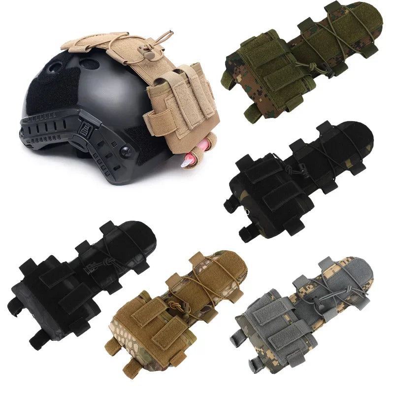Tactical FAST Helmet MK2 Helmet Battery Case Pouch Bag Balance Weight Bag for Hunting Airsoft Military FAST Helmet Accessories