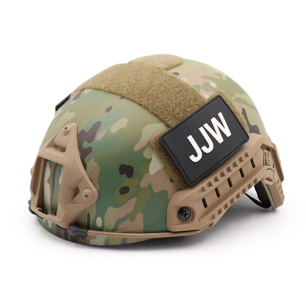 FAST MH All-Season Original Camo Tactical Helmet - ABS, Basic/Goggle Versions | Airsoft CS Field Gear, Civilian Protection