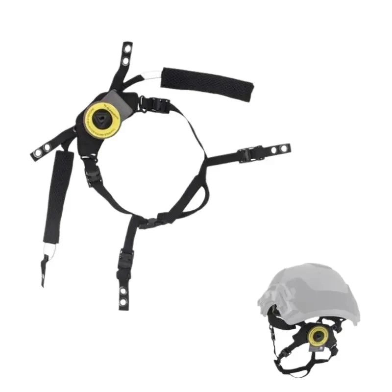 Tactical Helmet Suspension System Adjustable Fit for Airsoft and Training Compatible with Wendy WENDY MICH Mickey Helmet