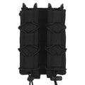 Tactical Tiger Type Long Double Quick Pull Mag Pouch 9mm/.45 Mag Holde for MP5 MP7 MOLLE System Extended Gear
