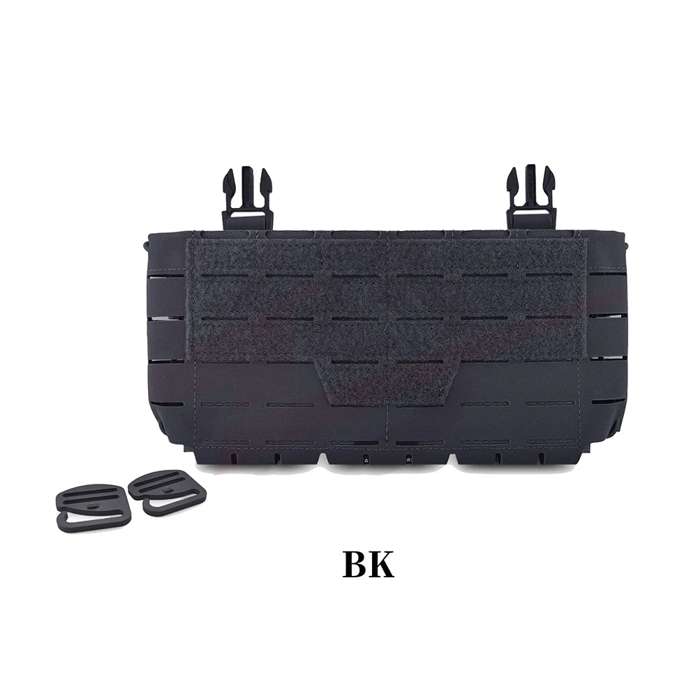 New Tactical Chest Hanging Main Body Front Panel Bag for ARC Placard V4 Vest Triple 5.56 Magazine Storage Pouch