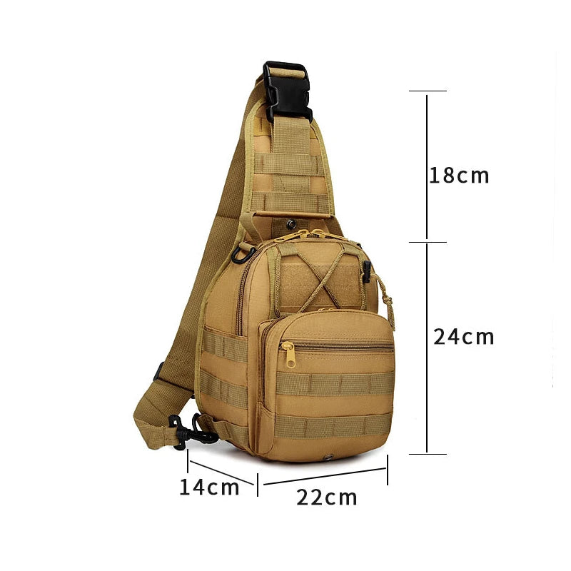 Outdoor Tactical Shoulder Bag EDC Sport Bag Pack Hiking Camping Shoulder Backpack for Hunting Pack
