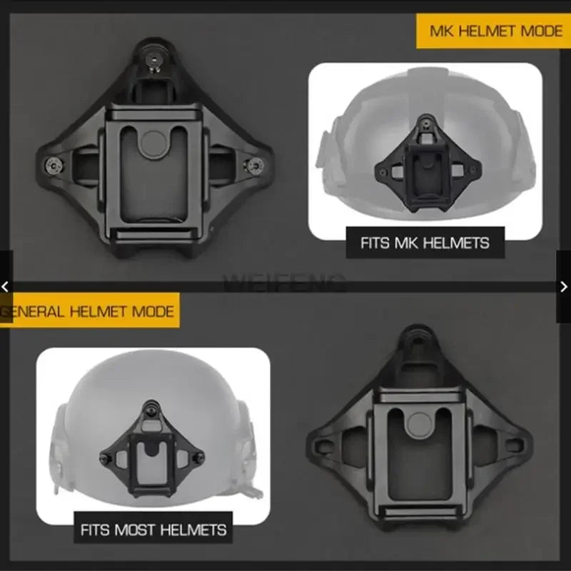 Helmet NVG Protective Cover Installation Adapter Vas Protective Cover Quick Helmet Accessory Tactical Helmet Camera Stand Base