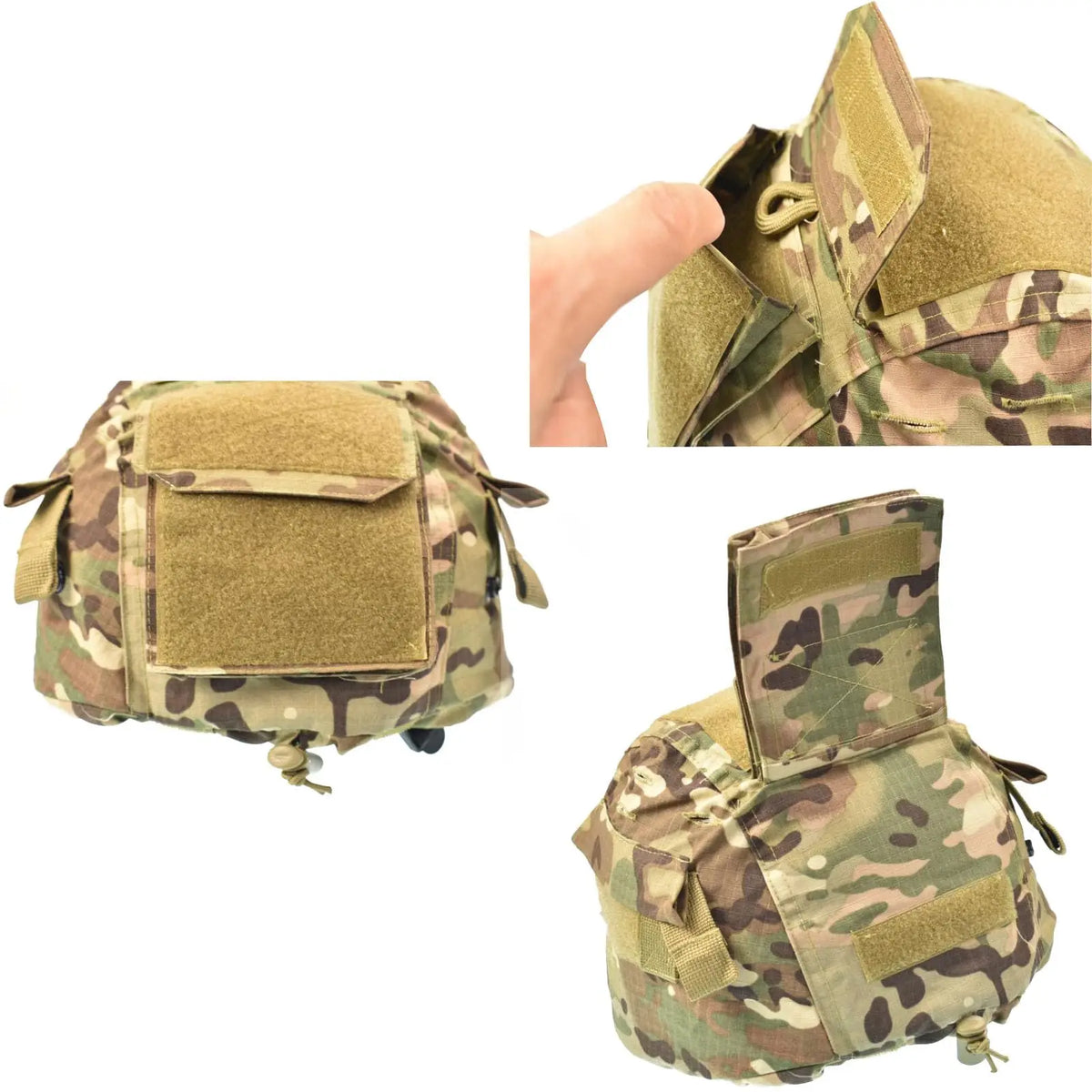 Tactical MICH Protective Helmet Set with Helmet Cloth Glasses Airsoft Outdoor Hunting Paintball Shooting Helmet Accessies