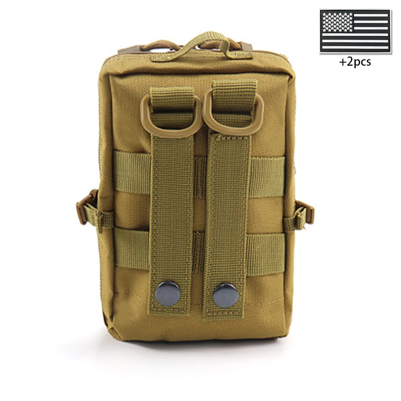 Outdoor crossbody bag with widened and adjustable shoulder straps, supporting hand-held, waist hanging, and backpack hanging
