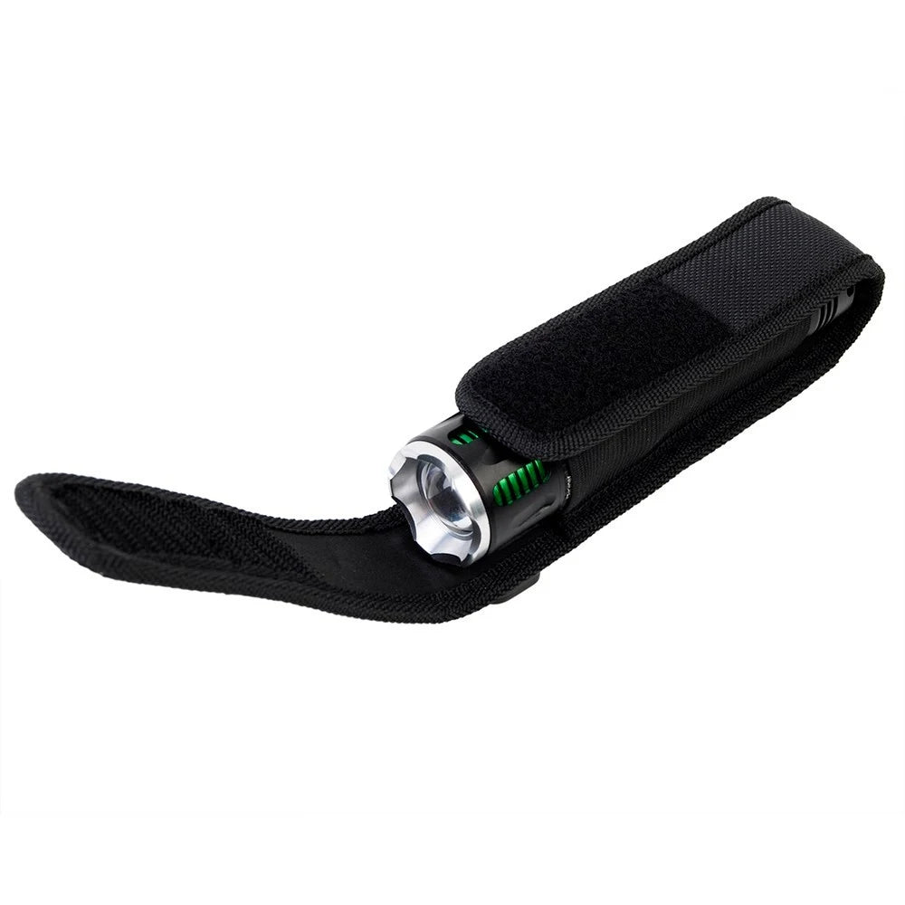 Tactical Flashlight Case TZ20 Molle Belt Flashlight Cover EDC Torch Pouch with Belt Clip Multitool Holder Hand Lamp Holster
