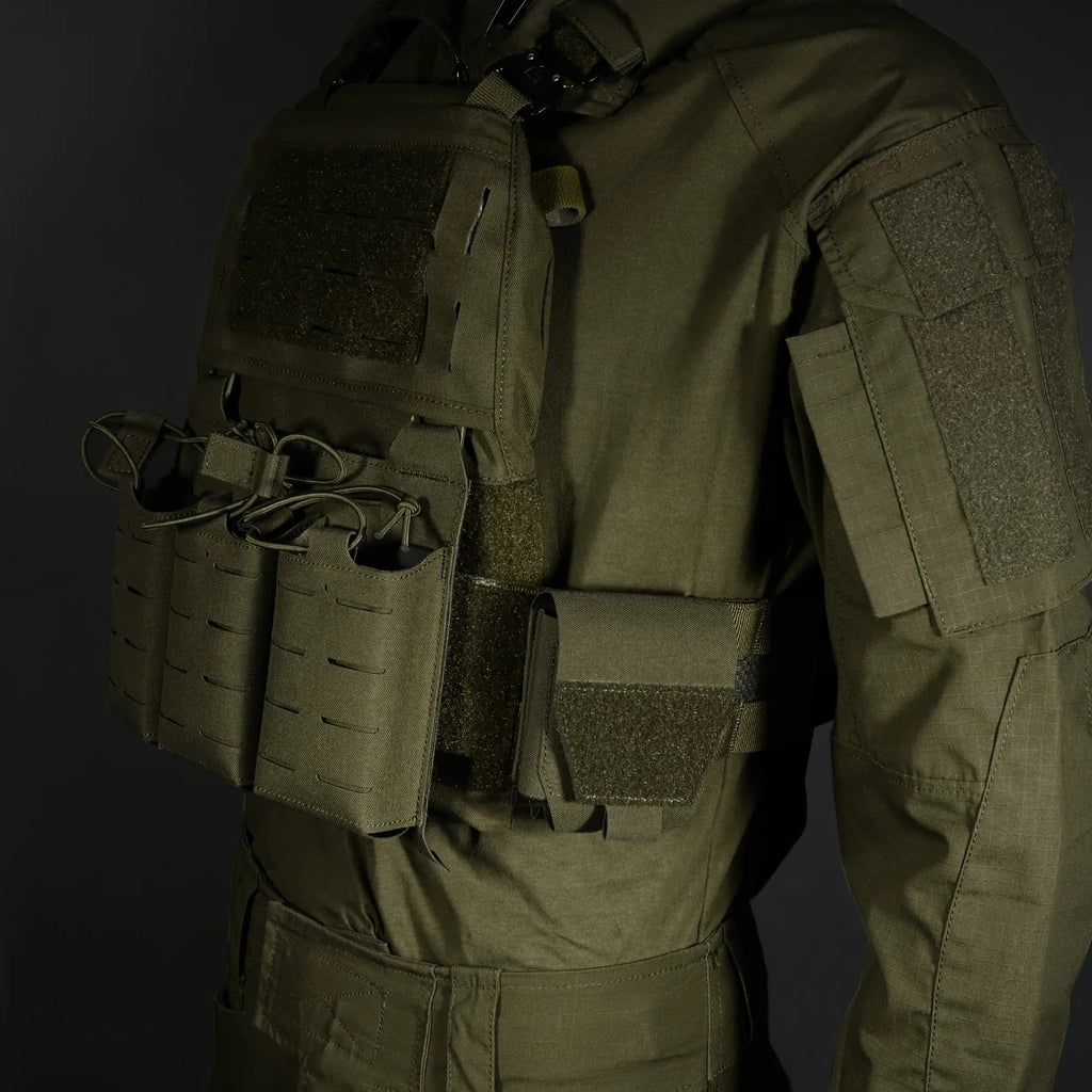 KRYDEX 500D Handcuff Pouch Case MOLLE / Belt Low Profile Cuff Case Holster Duty Belt Vest Law Enforcement Outdoor Hunting Bag
