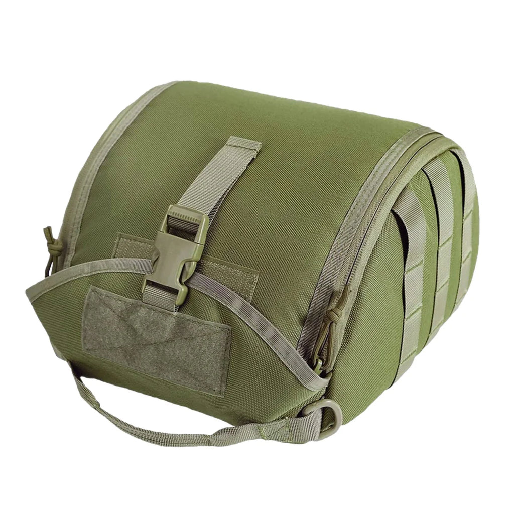 Tactical Helmet Bag Pack Multi-Purpose Molle Storage Carrying Pouch for Outdoor Hunting Sports Equipment Combat Helmets