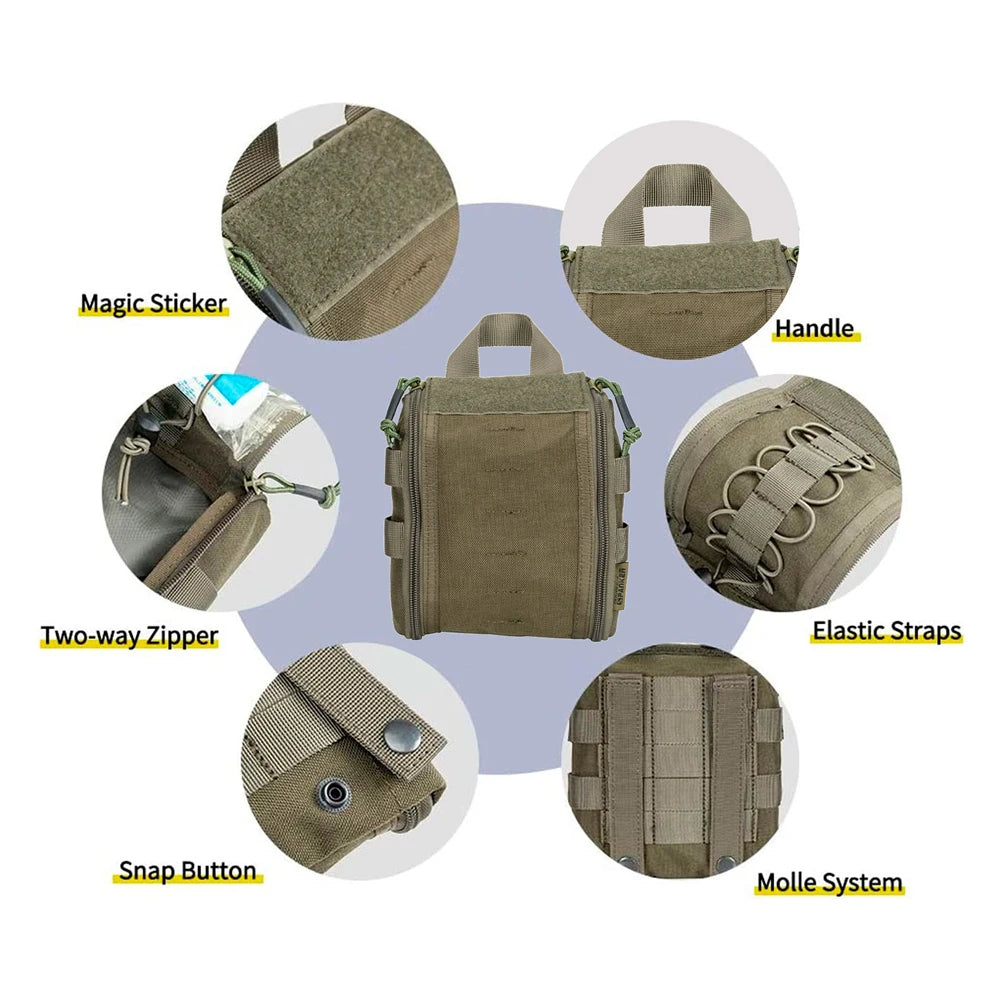 EXCELLENT ELITE SPANKER Tactical Tool Bag Portable Molle Quick Release Pouch EDC Pouch Outdoor Hunting Bag Pocket