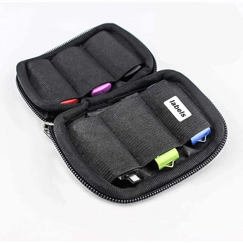 Flash Drive Case USB Holder Storage Bag For Thumb Drives Lightweight Protects Stores Small Items 6 10 20 Slots