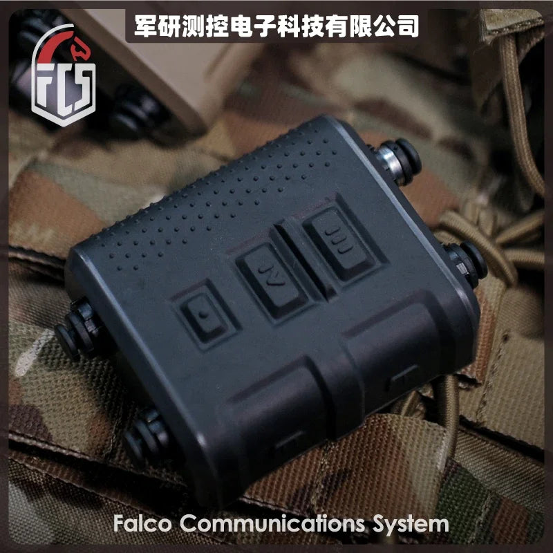NEW FCS TACTICAL V60 PTT Multiple Functions Two Communication Channels for AMP Headset and PRC148 152 Radios