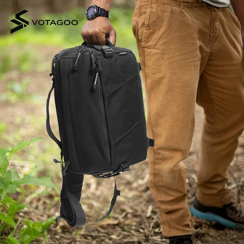 VOTAGOO 13L Tactical Sling Bag Lightweight CCW Concealed Carry EDC Crossbody Shoulder Pack for Men Women Outdoor