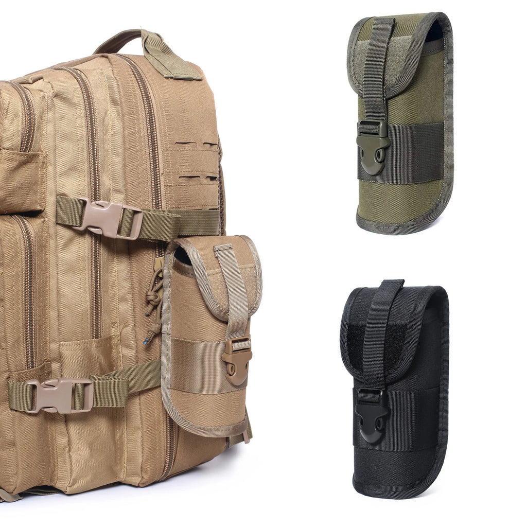 Outdoor Molle Sunglasses Holder Glasses Pouch EDC Waist Pack Utility Hiking Hunting Accessories Organizer Eyeglasses Case Bag