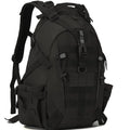35L Tactical Gym Backpack for Men with MOLLE System & Reflective Strip, Outdoor Fitness Rucksack with Dual Cup Holders & Compression Straps, Travel Training Sports Gear Bag