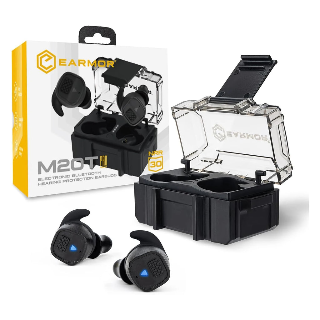 EARMOR M20T PRO Bluetooth Earbuds Outdoor Hunting Shooting Earbuds Tactical Headset Electronic Hearing Protection NRR30db