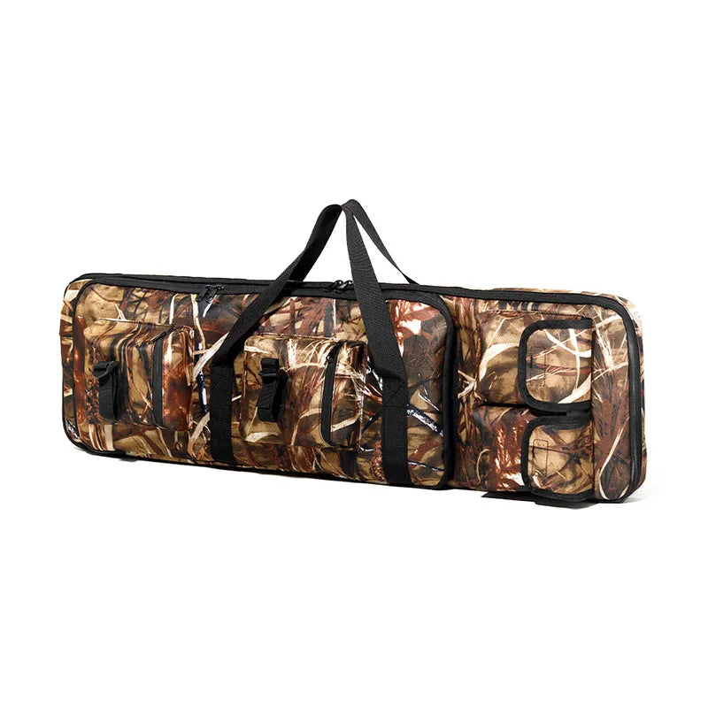 Multi-Pocket Tactical Gun Bag, Wear Resistant Oxford Fabric Portable Storage Case for Outdoor Shooting Hunting Gear