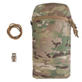 Tactical Long General Purpose Pocket MOLLE 1.5L Water Bladder Utility GP Backpack FC Plate Carrier Accessories Cylindrical Bag